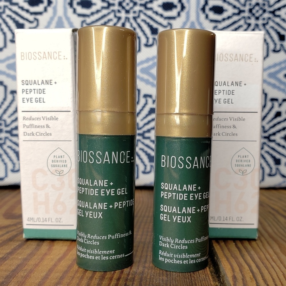 Biossance Squalane + Peptide Eye Gel x 2